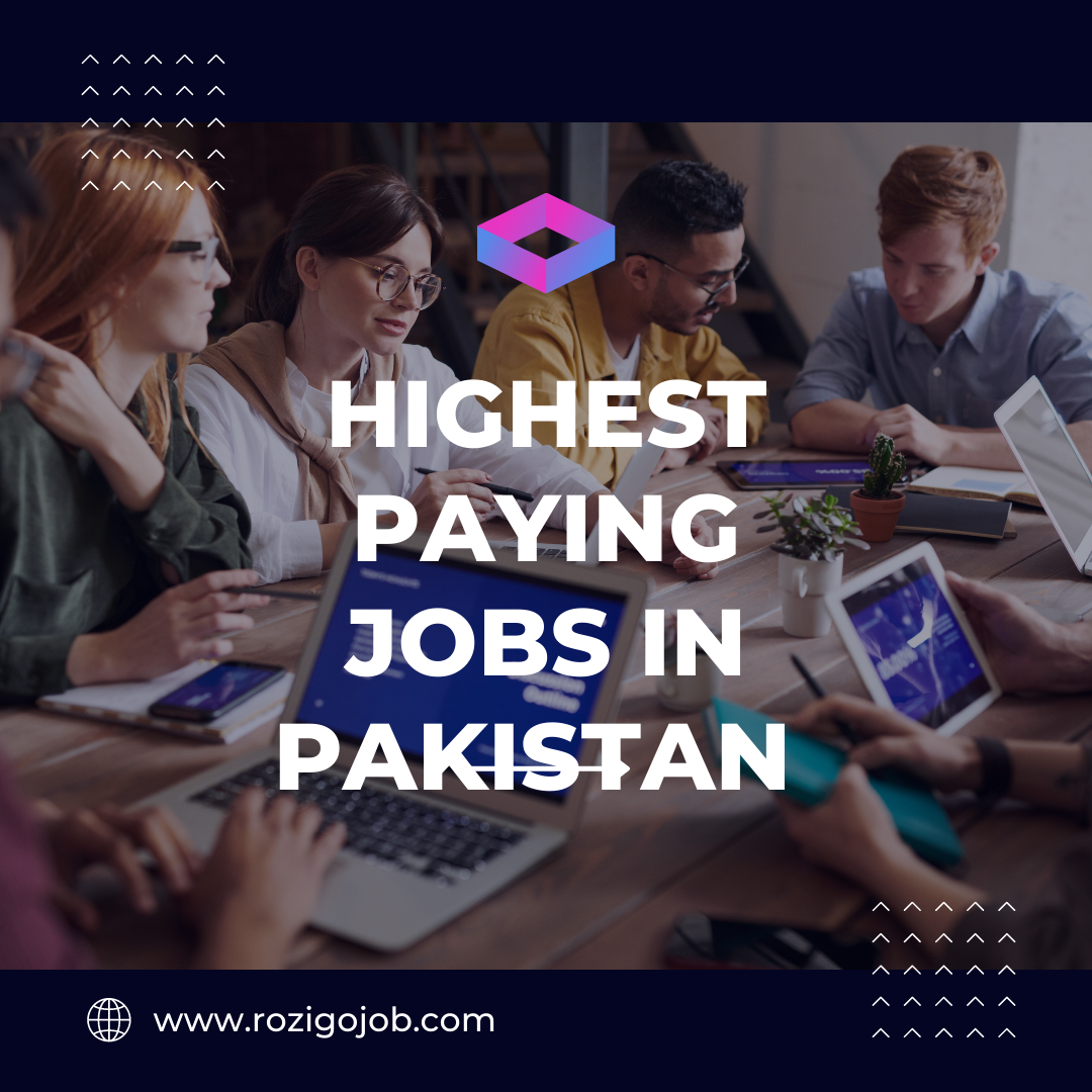 highest paying jobs in Pakistan