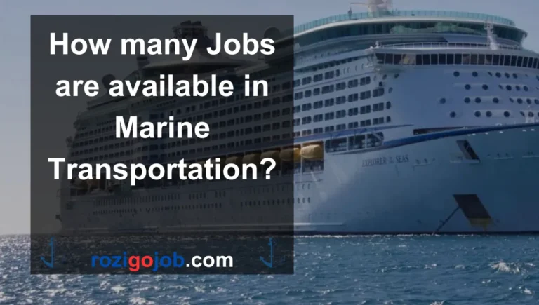 How Many Jobs Are Available In Marine Transportation?