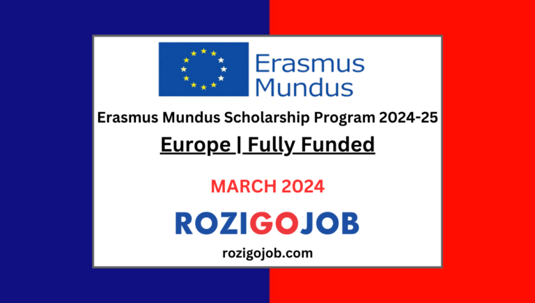 Erasmus Mundus Scholarship Program 2024 | Fully Funded