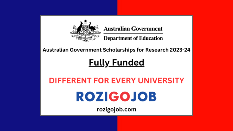 Australian Government Scholarship for Research 2023 | Fully Funded