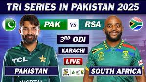 The Pakistan vs South Africa 3rd ODI match 2025